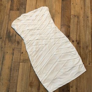 Nikibiki white strapless dress